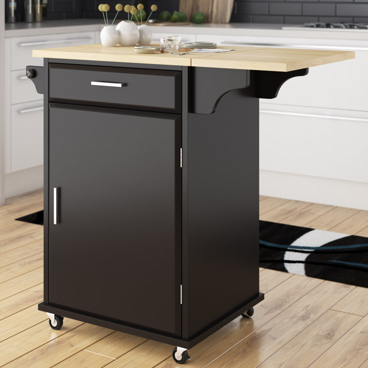 Ebern Designs Morabito Kitchen Cart Reviews Wayfair