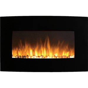 Callaway Wall Mount Electric Fireplace by Varick Gallery
