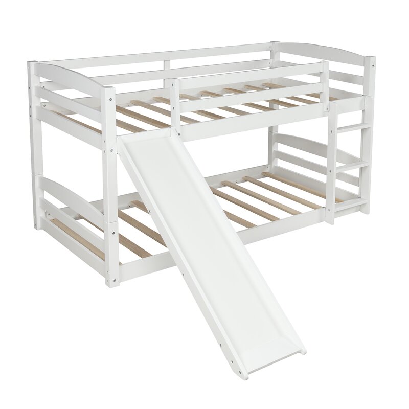 twin over twin low bunk bed