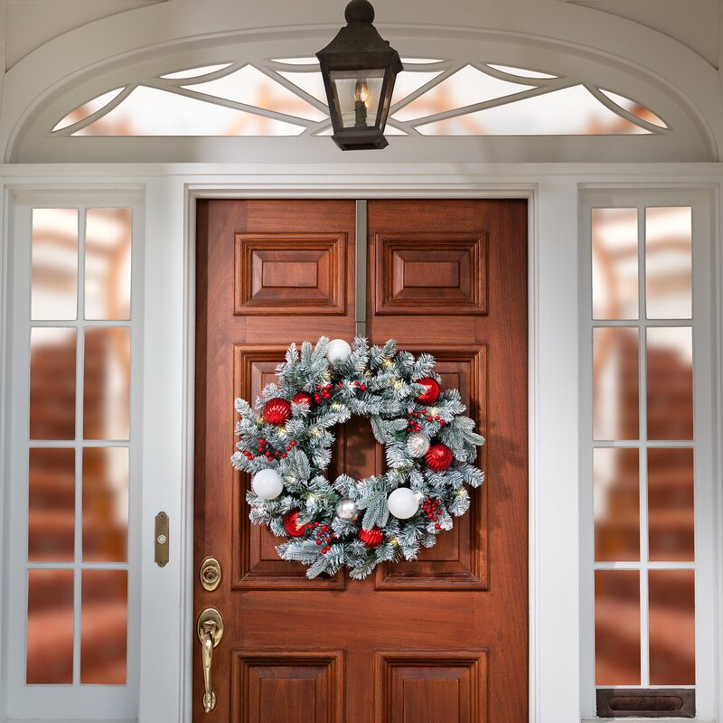 wreath magnet for glass door