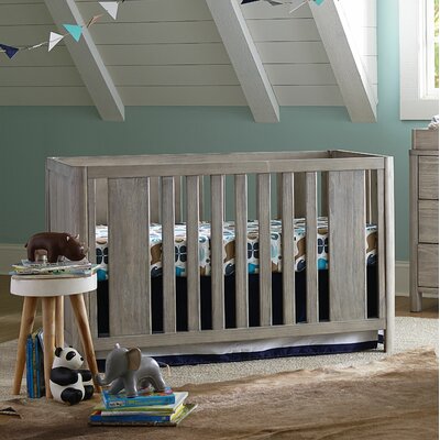 Harriet Bee Norwood 3 In 1 Convertible Crib Color Gray Mist