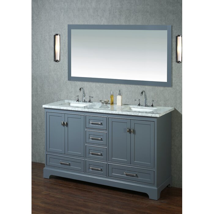 Stian 60 Double Sink Bathroom Vanity Set