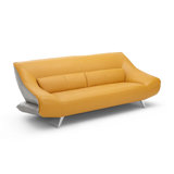 Butter Yellow Leather Sofa Wayfair