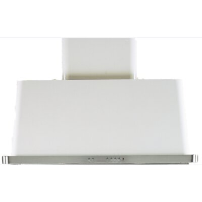 ILVE 48" 600 CFM Ducted Wall Mount Range Hood  Finish: White