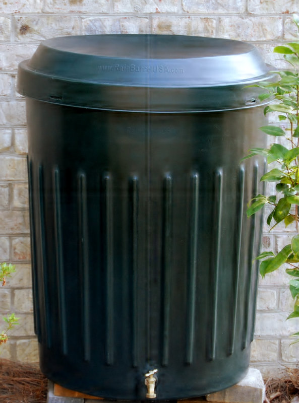 Rainbarrelusa 80 Gallon Rain Barrel Reviews Wayfair 80 Gallon Rain Barrel
