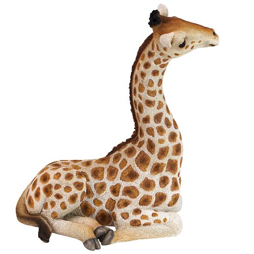 Design Toscano Zari the Resting Giraffe Statue & Reviews | Wayfair