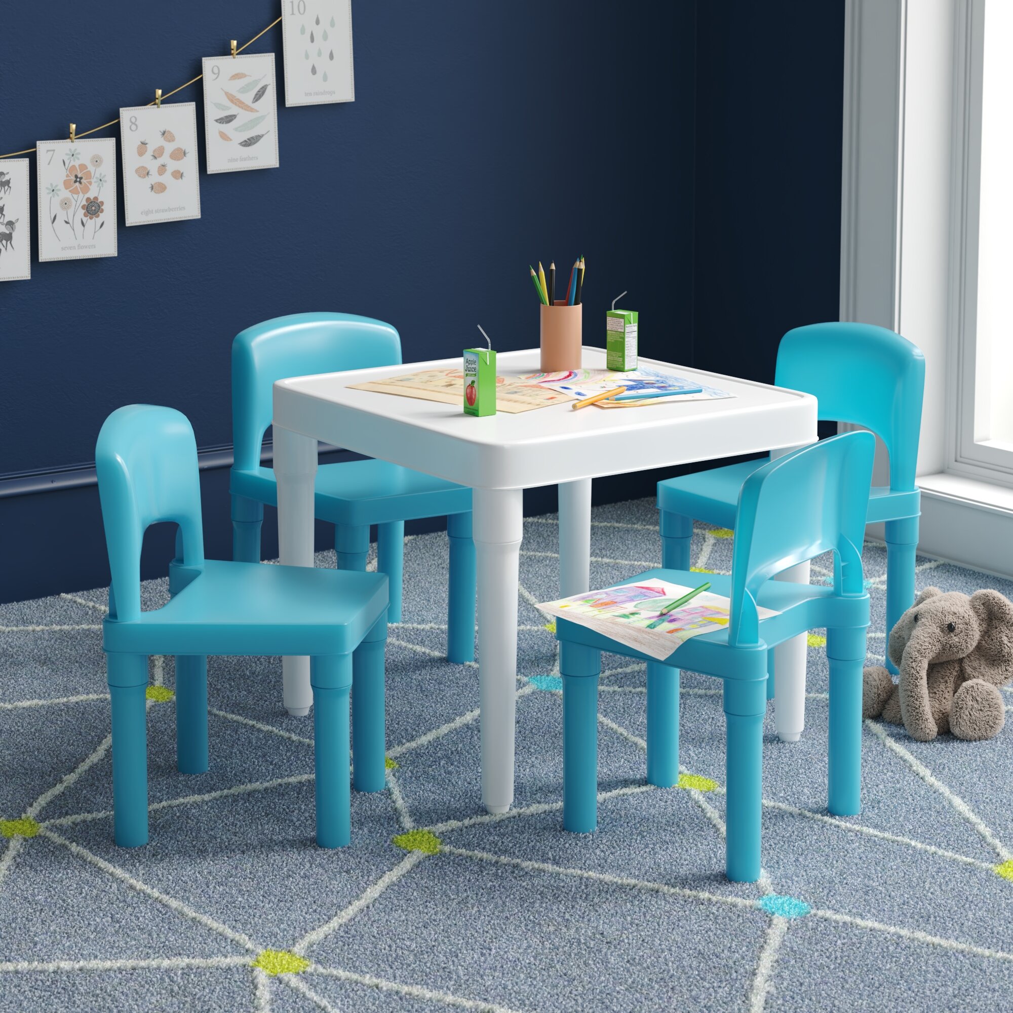 Details about   Household Kids Table Desk 2 Chairs Set SET FOR BOYS OR GIRLS Toddler Plastic US
