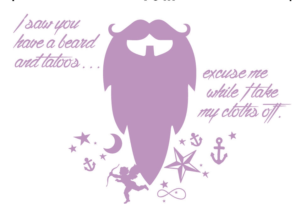 The Decal Guru Beard Funny Quote Wall Decal Wayfair