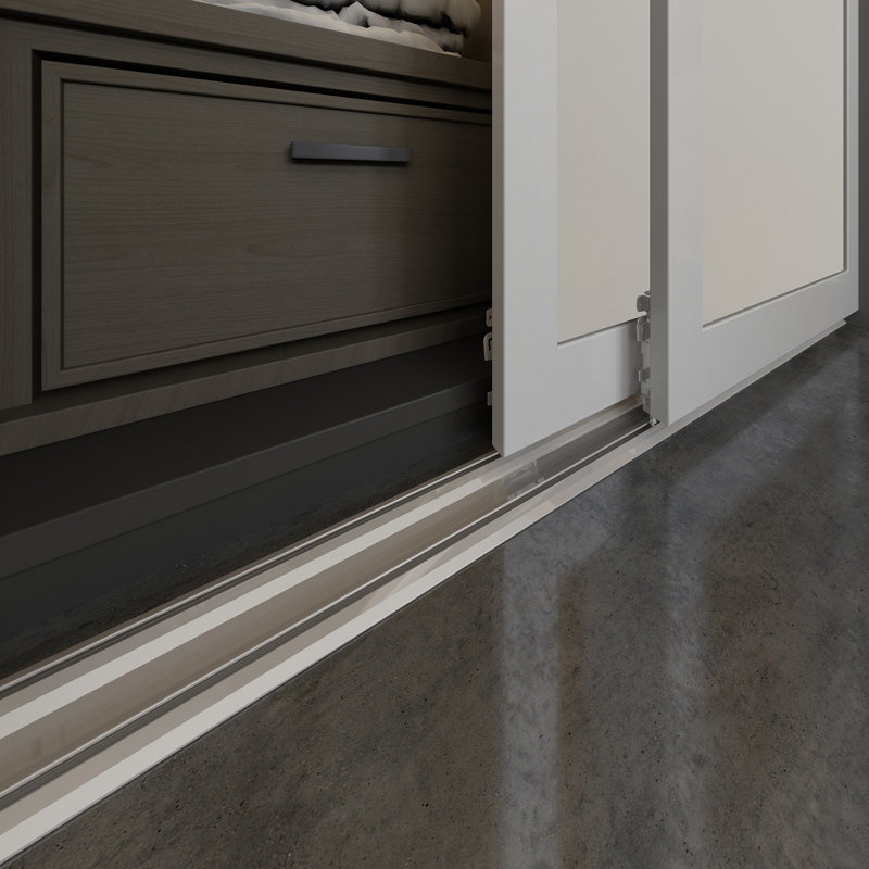 Colonial Elegance Indoor Studio Paneled Wood And Pvc Vinyl Sliding Closet Doors Reviews Wayfair Ca