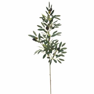 1Pc Artificial Olive Branch Fake Plant Simulation Tree Branches Bedroom Decor 