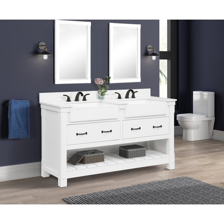 Red Barrel Studio Dilkhush 61 Double Bathroom Vanity Set Wayfair