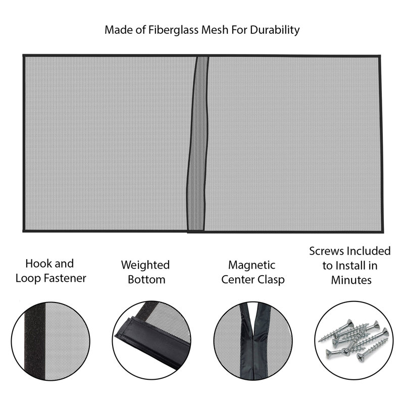 Pure Garden Car Garage Screen Shutter Door Reviews Wayfair