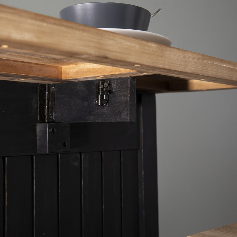 Gracie Oaks Expandable Freestanding Kitchen Island Wayfair