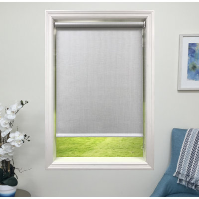 Blackout Frost Decorative Roller Shade, Set of 2
