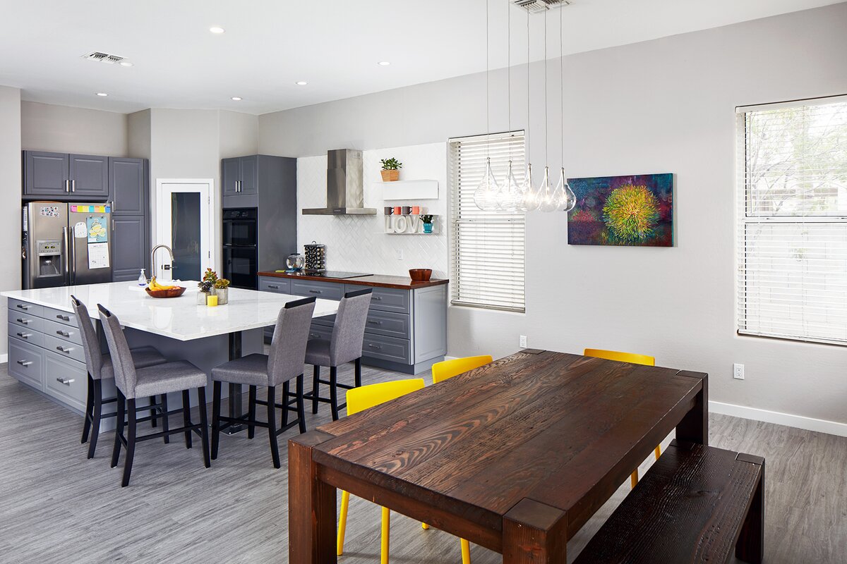 Modern Rustic Kitchen Design Photo By CK STUDIO LLC