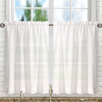 White Valances Kitchen Curtains You Ll Love In 2021 Wayfair