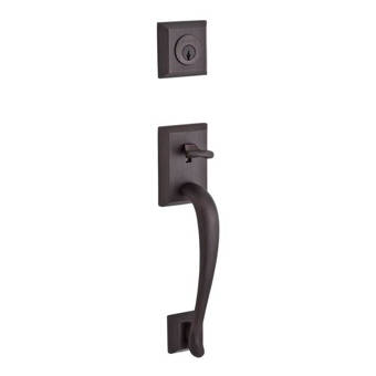 Delaney Hardware Traditional Collection Handleset With Deadbolt And Door And Rosette Wayfair
