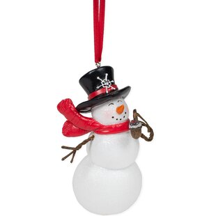 NIWUSUO Snowman Christmas Ornament Figurine Christmas Tree Hanging Ornaments 2021 Snowman with Christmas Tree 