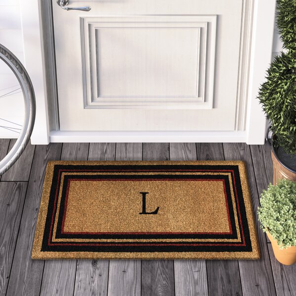 Outdoor Monogram Doormat Large Wayfair