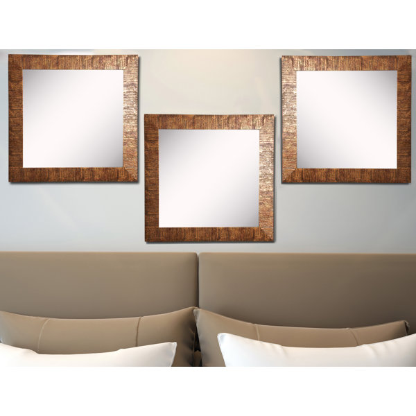 Dakota Fields 3 Piece Analleli Modern Contemporary Wall Mirror Set Wayfair