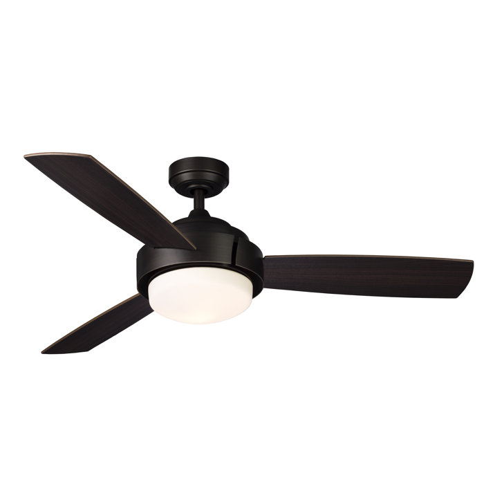 Orren Ellis 52 Tabitha 3 Blade Ceiling Fan With Light Kit
