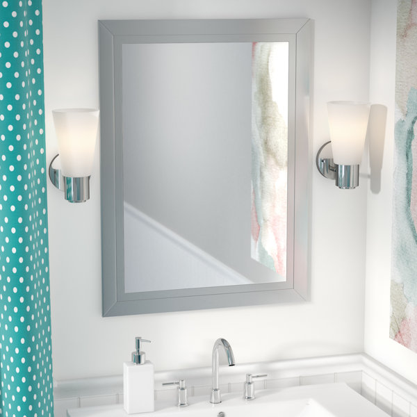 Latitude Run Quinwood 22 X 29 5 Recessed Medicine Cabinet With Led Lighting Wayfair