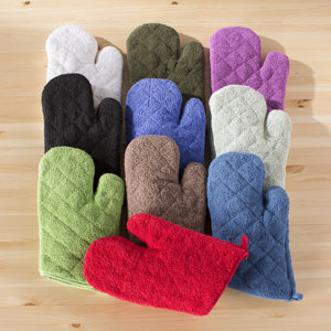Wayfair Basics Terry Oven Mitt Set (Set of 2)