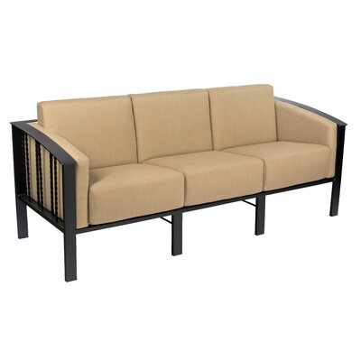 Comstock Patio Sofa With Cushions Woodard Frame Color