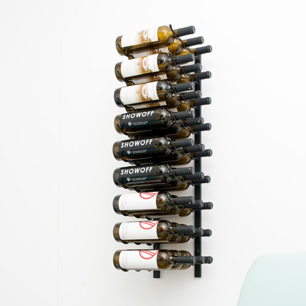 Rebrilliant Indurial 27 Bottle Wall Mounted Wine Bottle Rack Reviews Wayfair