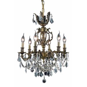 Canary 6-Light Crystal Chandelier