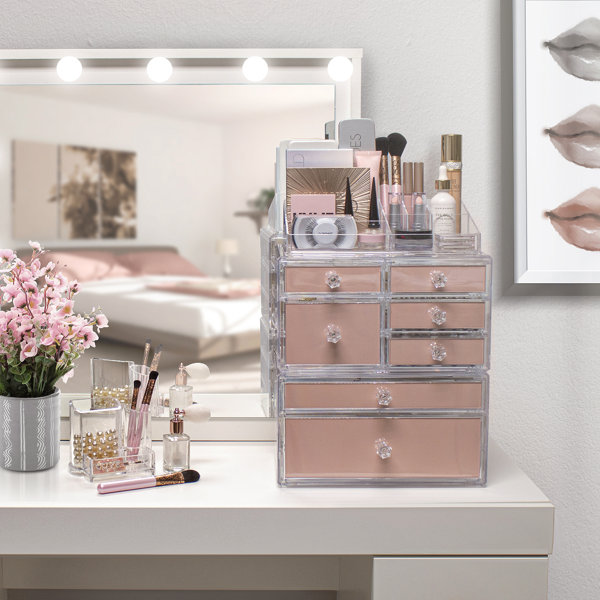Sorbus Large Deluxe Interchangeable Makeup Organizer 4 Prints Reviews Wayfair