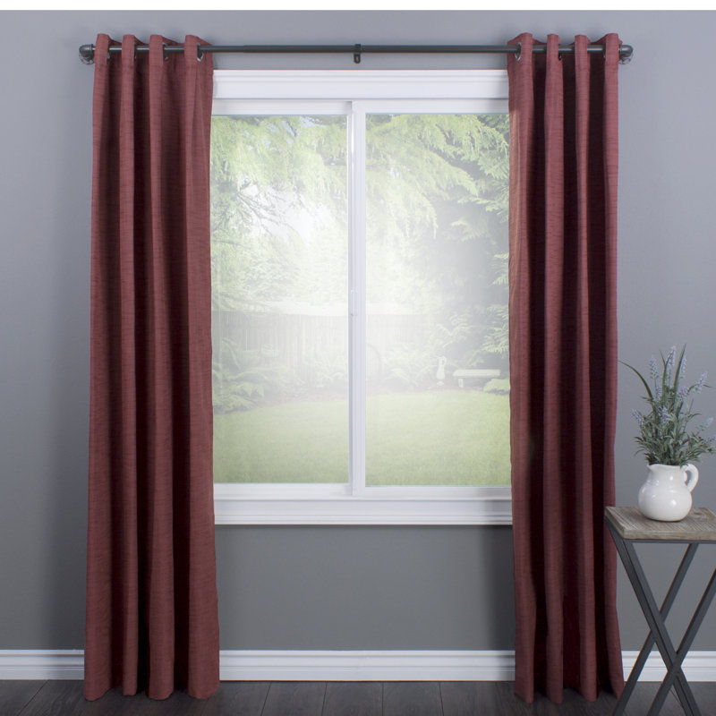 Williston Forge Lovina Wrap Curtain Single Rod Reviews Wayfair