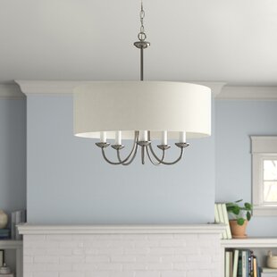 wide drum chandelier