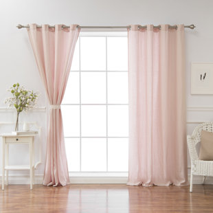 Light Pink Linen Curtains Wayfair Quickview