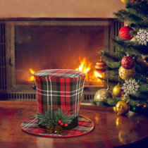 buffalo plaid tree topper