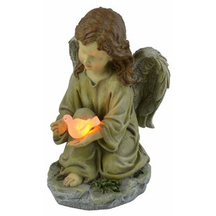 Christmas Winter Angels Kneeling /& Sitting Holiday Statue Angelic  Figurine