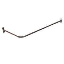 L Shaped Shower Curtain Rods Wayfair Ca L Shaped Shower Curtain Rods Wayfair Ca