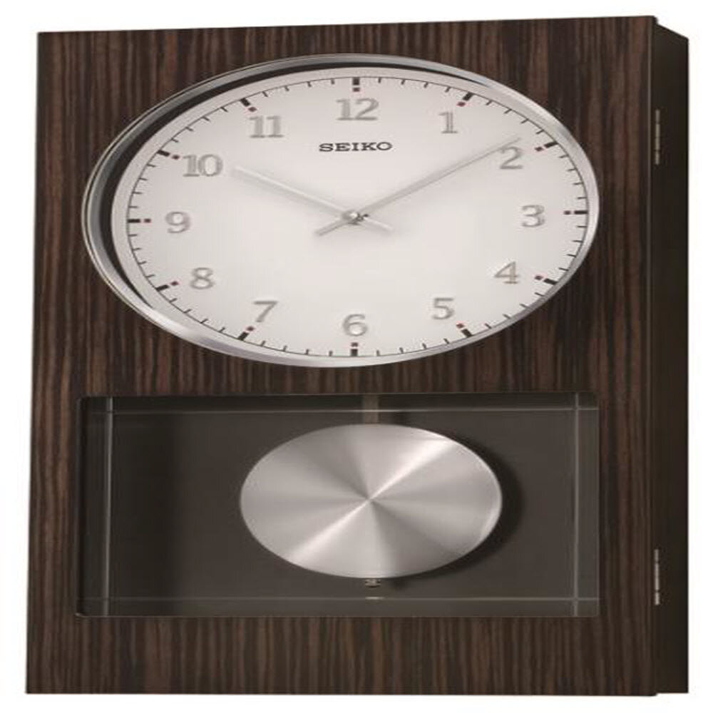 Seiko Wooden Wall Clock Wayfair