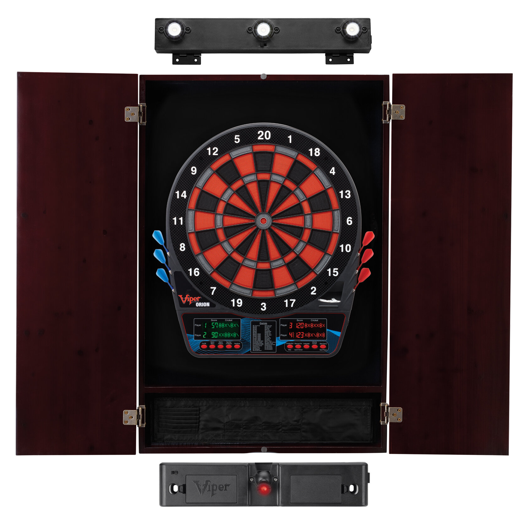electronic dartboard with cricket