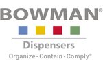 5 gal. BOWMAN DISPENSERS MW-005 Biohazard Bag Holder White 