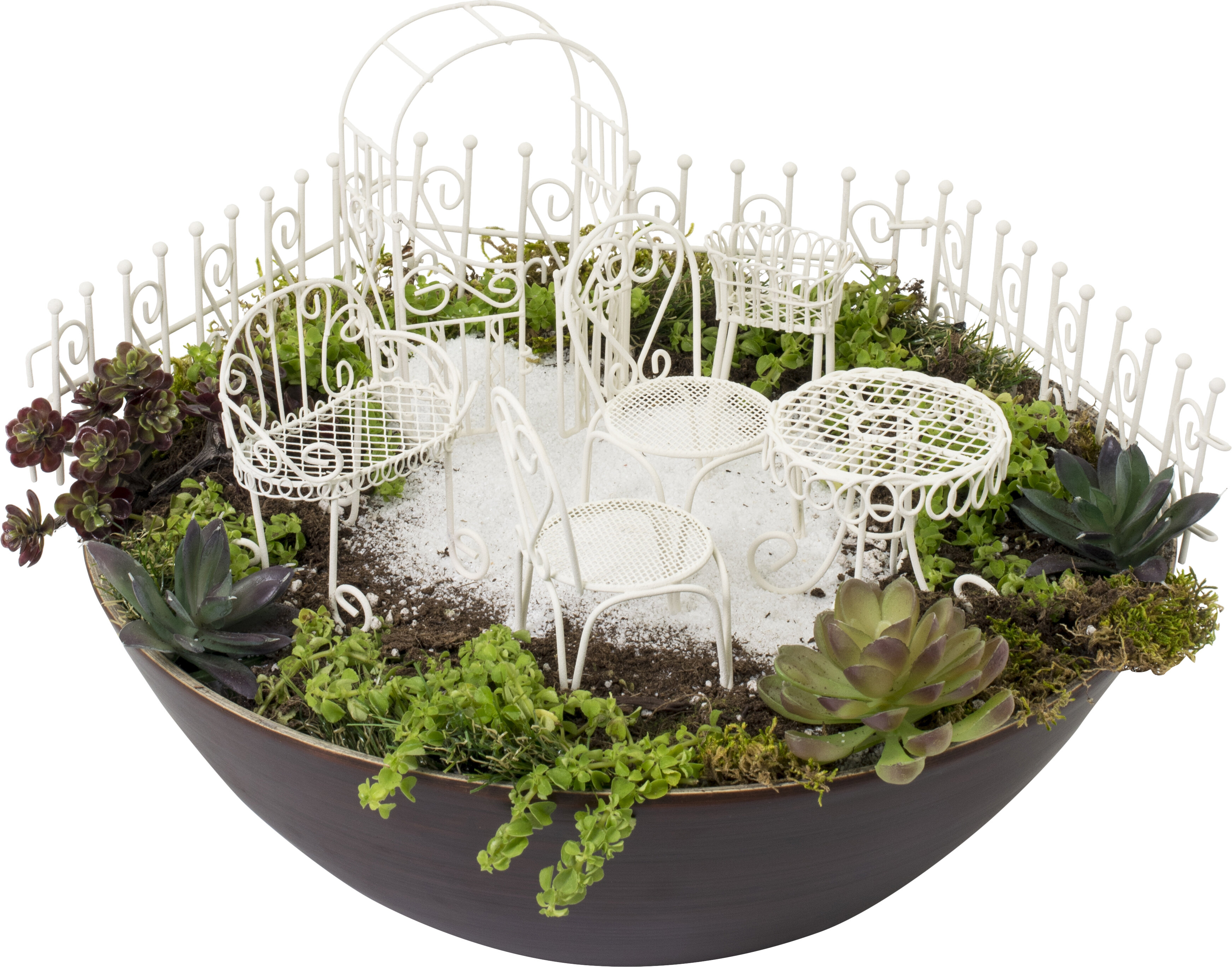 miniature garden set