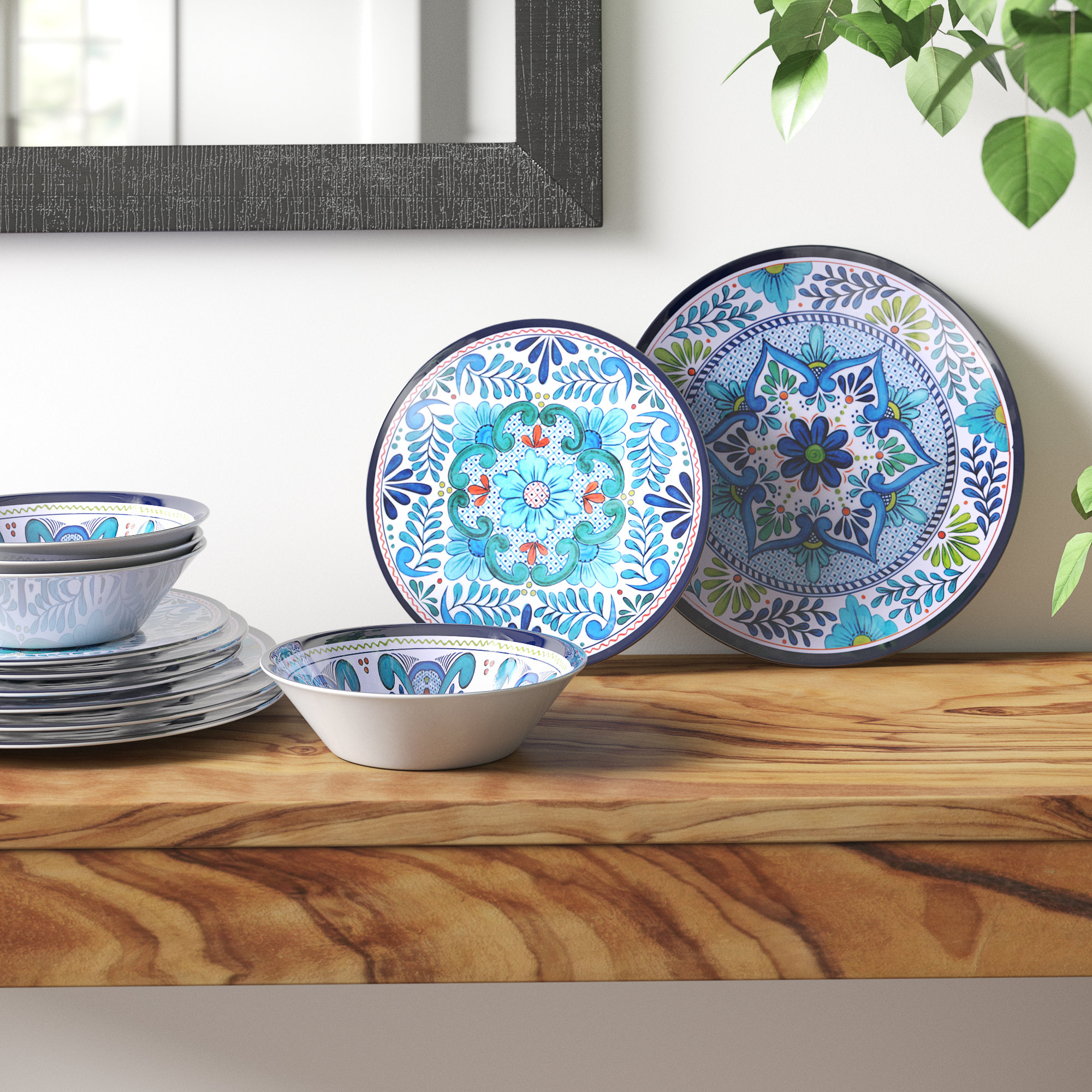 melamine dinnerware