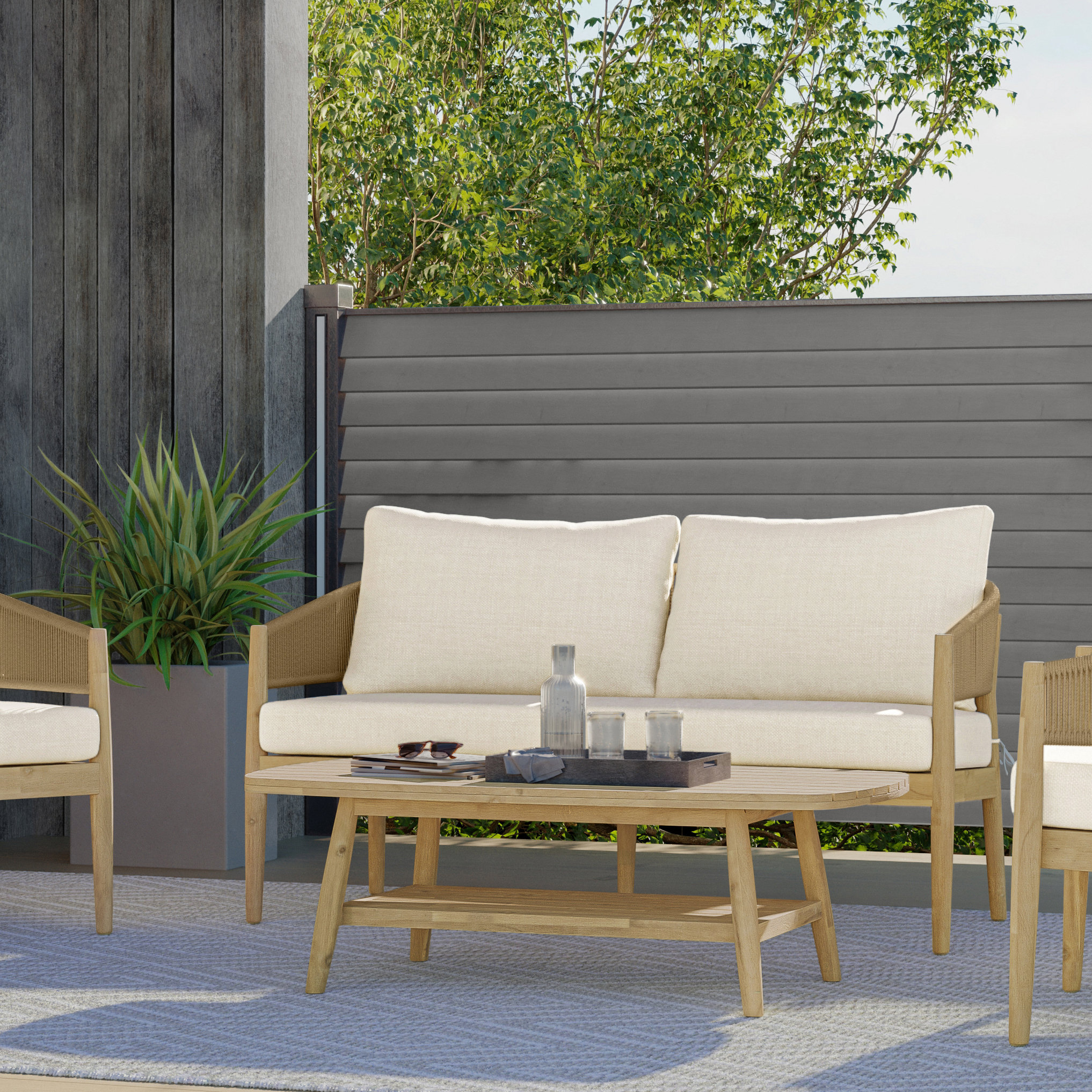 Hokku Designs Aarin Outdoor Table Wayfair