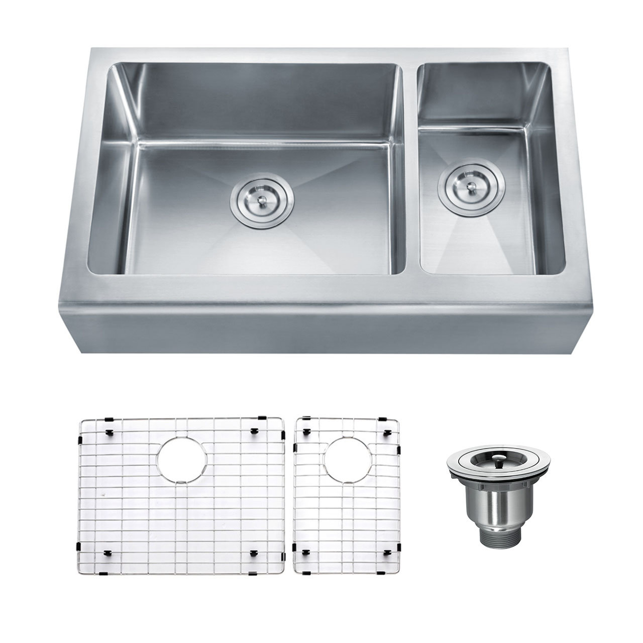 Dowell 33 L X 20 W Double Basin A Kitchen Sink Wayfair Double Basin A Kitchen Sink