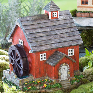 MINIATURE 1.75/" RED KEROSENE LAMP LANTERN for FAIRY GARDEN OR DOLLHOUSE TIMELESS