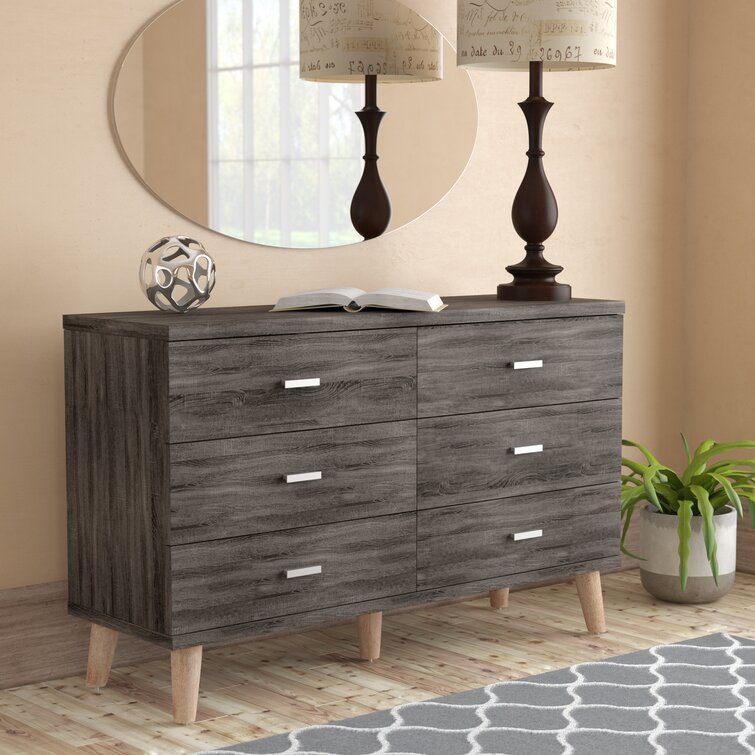 Mistana Baby Kids Wallingford 6 Drawer Double Dresser Reviews Wayfair