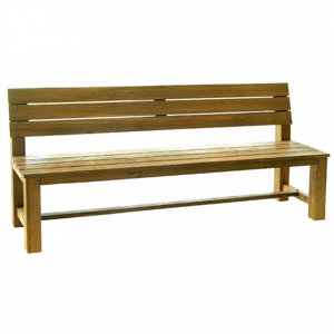 3-Sitzer Gartenbank Abacus aus Massivholz von Inko