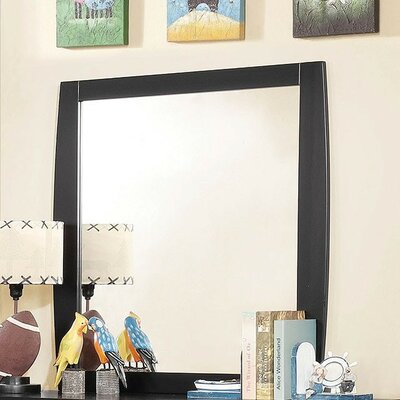 Burdick Rectangular Dresser Mirror Zoomie Kids Color Black