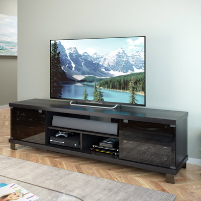 Decosta 70.75'' TV Stand with Glass Doors for TVs up to 85''