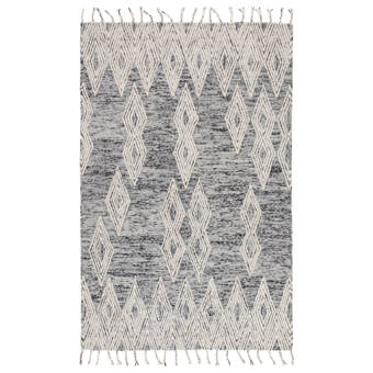 Tufenkian Kaibab Striped Hand Knotted Wool Peppercorn Rug Wayfair